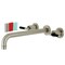 Kingston Brass KS8058CKL Wall Mount Tub Faucet, Brushed Nickel KS8058CKL - alternate 1
